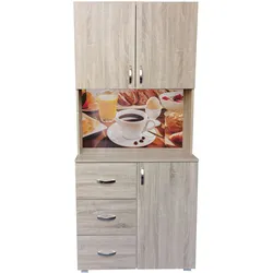 HTI-Living Küchenbuffet 3 Schubladen Blanca Bistro