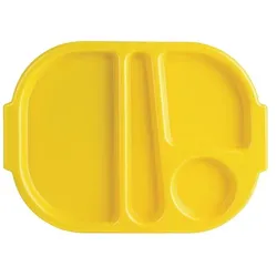 Olympia Kristallon Menütabletts gelb 37,5 x 27,8cm (10 Stück)