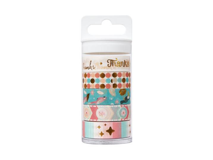 I AM Creative Washi Tape Set 15 mm × 5 m 5 Stück