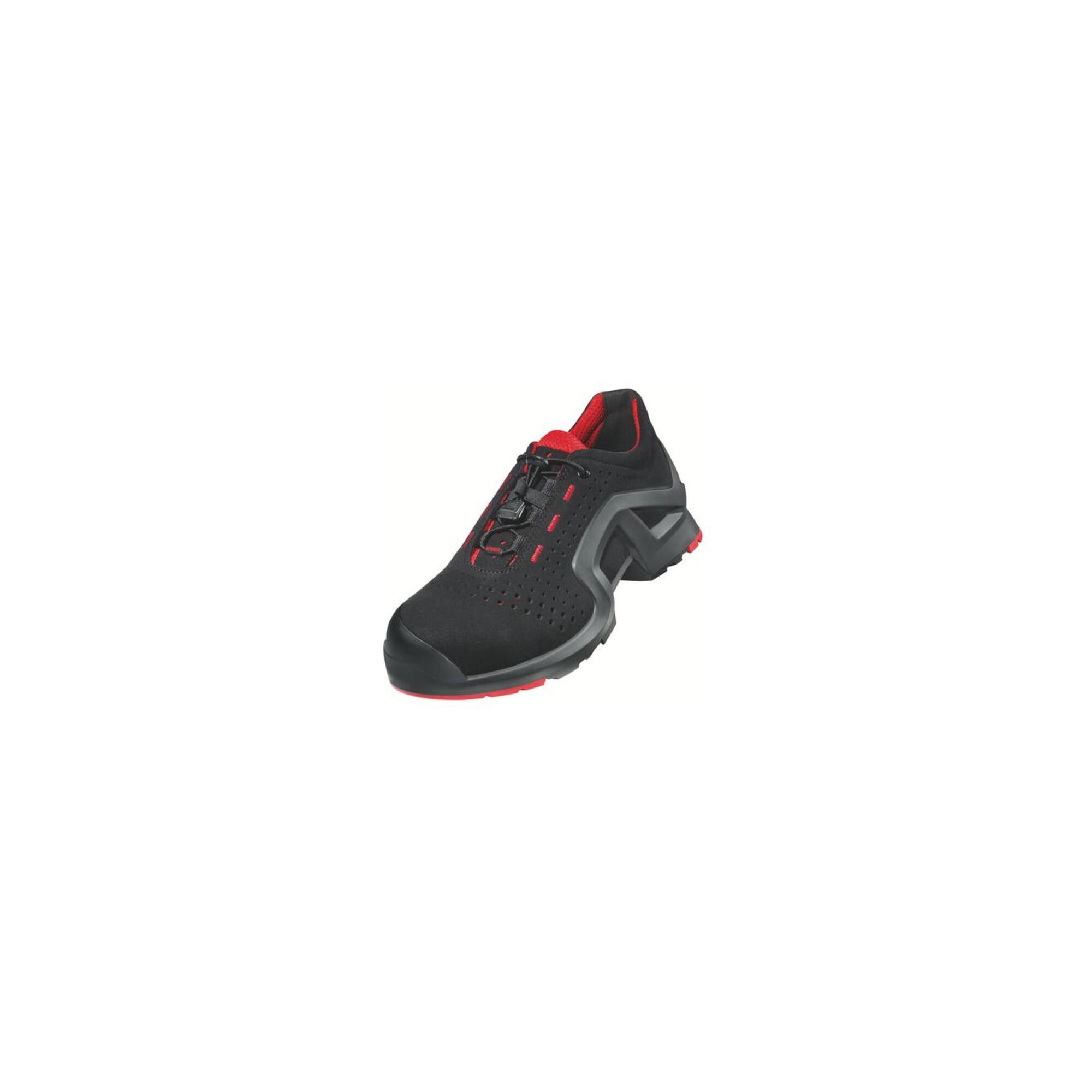 uvex Halbschuhe 1 support S1P schwarz rot Weite 10 Gr. 37 (8519137)