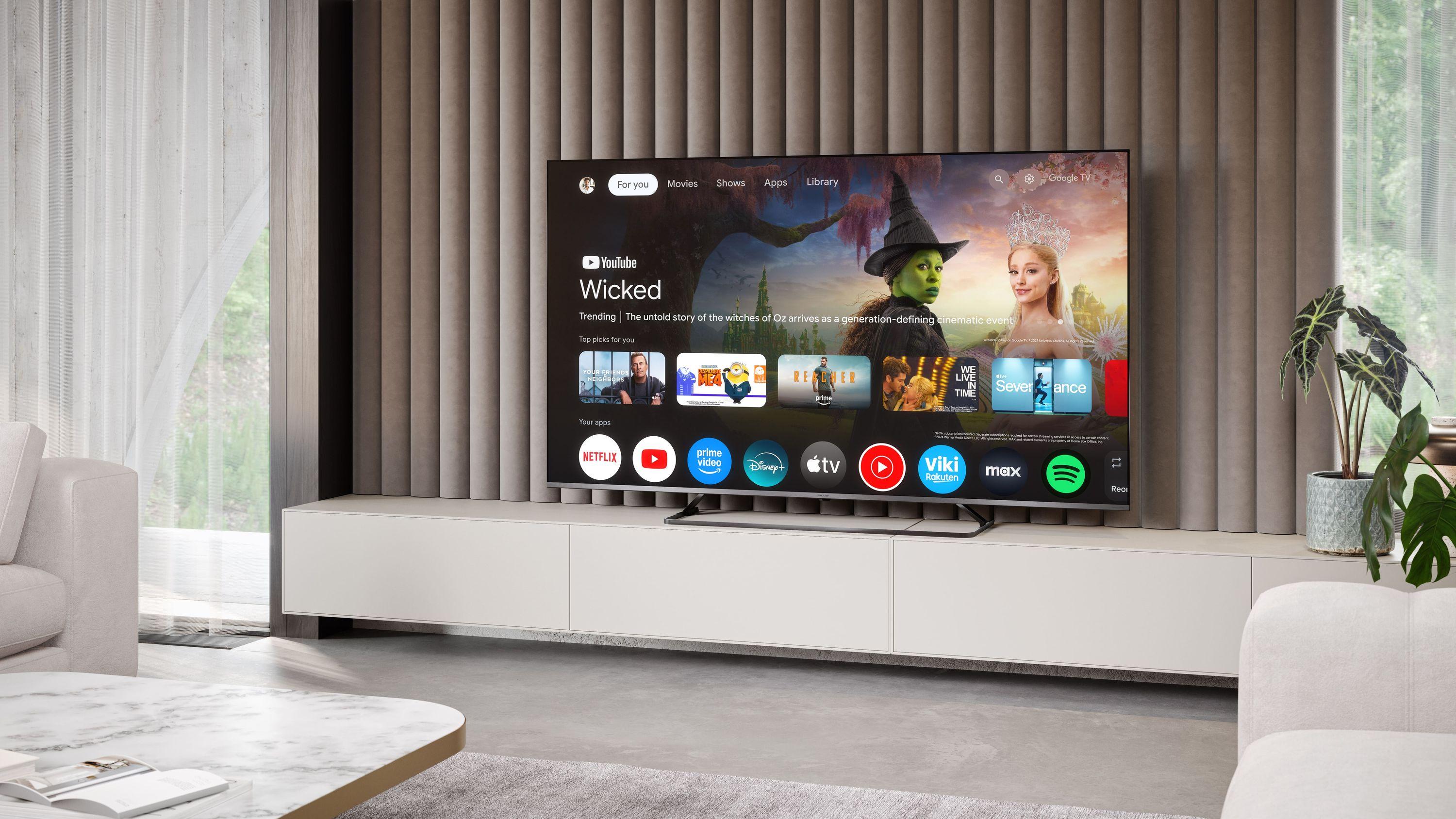 Sharp 65" 4K UHD QLED MiniLED Google Smart TV