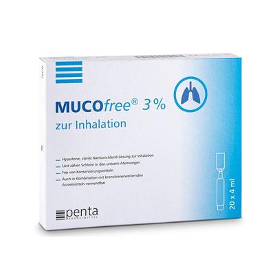 Mucofree 3% zur Inhalation 20x4 ml Lösung für einen Vernebler