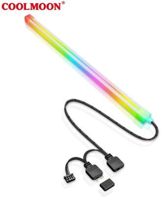 Inspire Curations 5V ARGB Flexible LED Light Strip 26LED With 3Pin 4Pin Aura Sync Support a