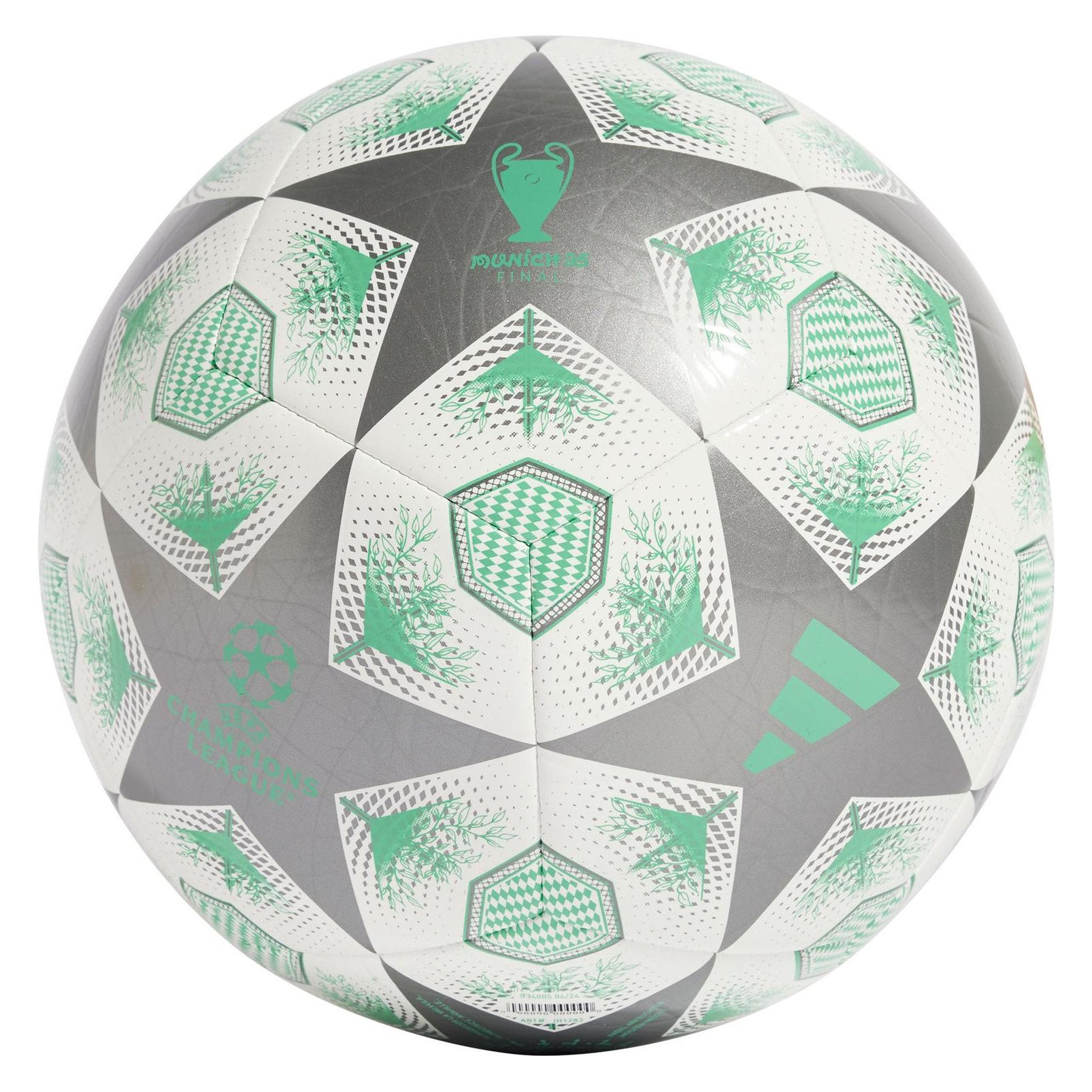 Adidas - UEFA Champions League Football Size 5 - Silver/green (5) (1282190)
