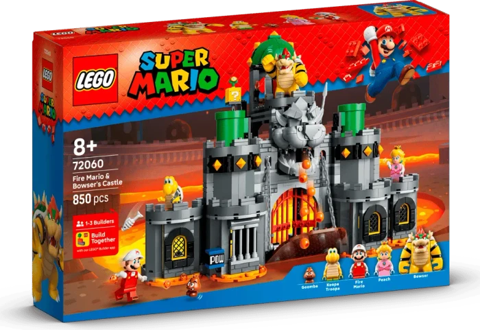 72060 Super Mario Feuer-Mario & Bowsers Festung, Konstruktionsspielzeug