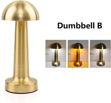 Uplift Picks Rechargeable Metal Touch Table Lamp For Cordless Restaurant Mood Lighting Decor b