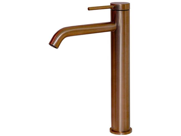 Lollipop mitigeur lavabo haut cuivre brossé Essebagno