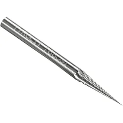 TYROLIT Hartmetallfräser DxT-SxL 3x13-3x38 Für Gusseisen, Stahl und Edelstahl, Form: 52SKM - Spitzkegel, Art. 766091