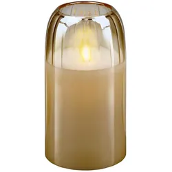 Arti Casa, LED Kerzen, LED Kerze Ø7,5x15cm Creme Bewegliche Flamme
