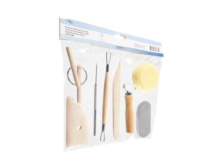 Glorex Modellier-Werkzeug-Set FSC 8-teilig