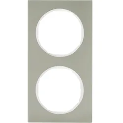Berker 10122214 Rahmen 2fach R3 E-Stahl pw