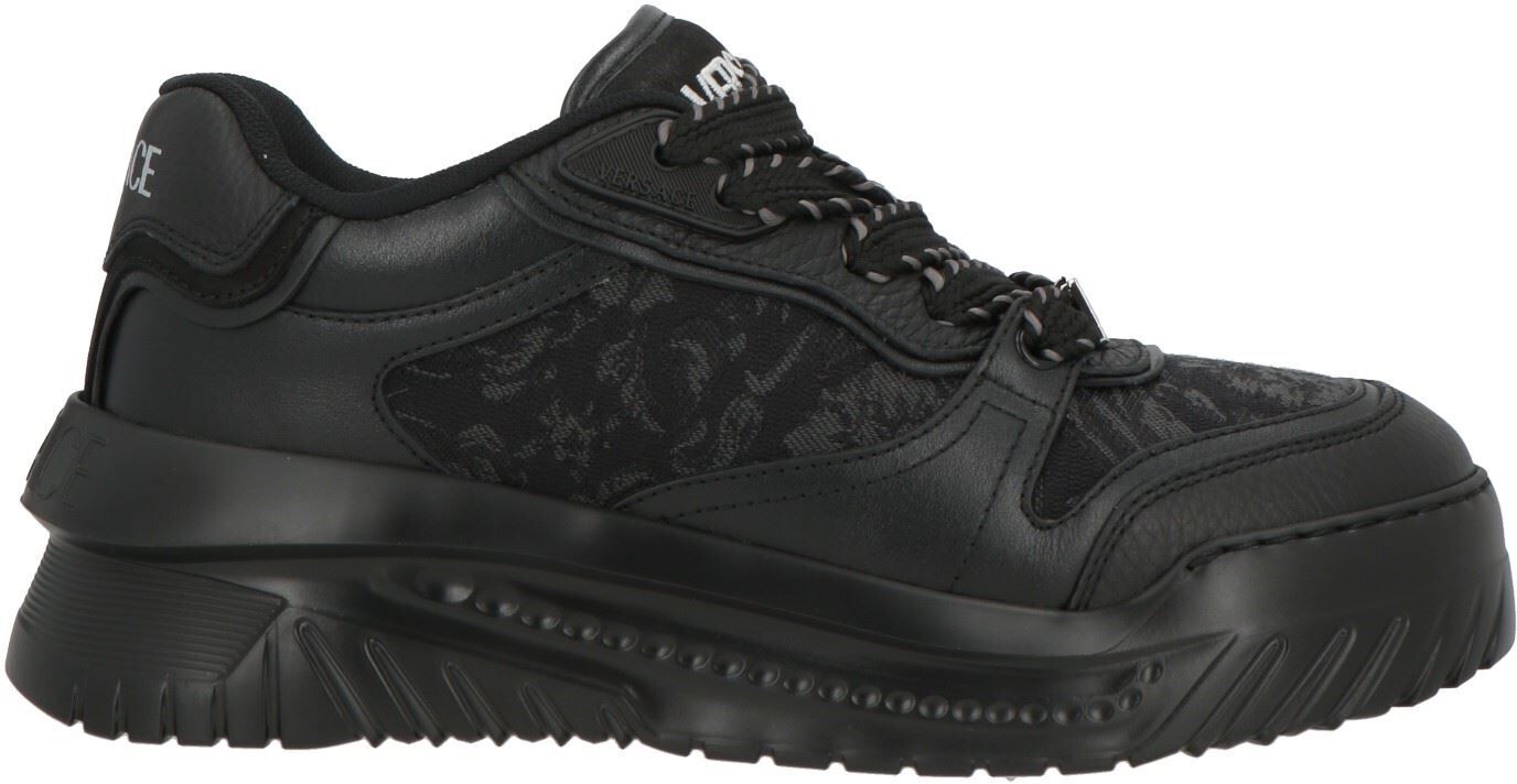 Versace Sneakers Hombre Negro 40,41 Hombre