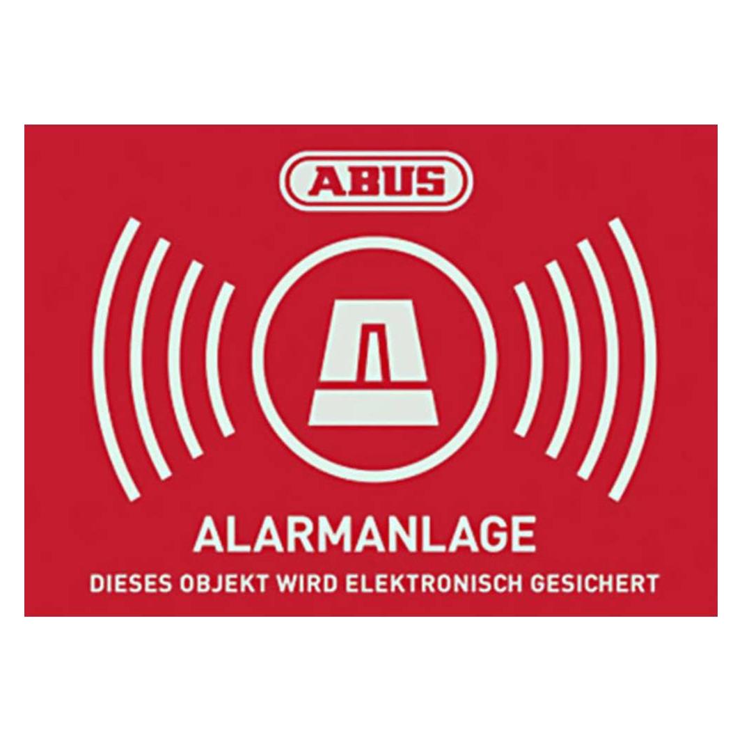 Abus Warnaufkleber Alarmanlage (AU1423)