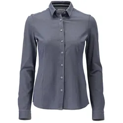 MASCOT Damen Langarmhemd FRONTLINE Blau-meliert 34 - 20014-741-41-34 - Blau-meliert