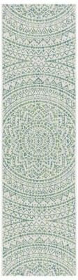 SAFAVIEH Courtyard Fran Mandala Indoor/ Outdoor Waterproof Patio Backyard Rug