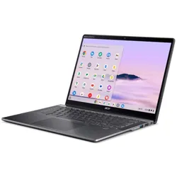 Acer Chromebook Plus Spin 514 (14", 128 GB, 16 GB, DE, Intel Core 3 100U), Notebook, Grau