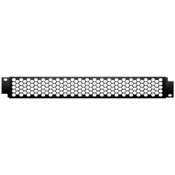Adam Hall 19" Parts 87445 Cover with Punched Hole Front 1U Coarse - Rackblende