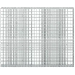 vidaXL, Steinkorb, Gabion mit 3,5 mm Draht und 5x2,5 cm Maschen 250x30x200 cm