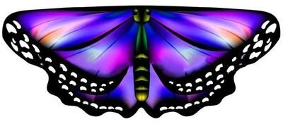 Uplift Essentials Kids Butterfly Wings Cape Costume style 2