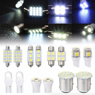 LED Interior Car Accessories Kit, Map Dome License Plate Lights, White, Plug And Play Installation LED Interior Car Accessories Kit, Map Dome License Plate Lights, White, Plug And Play Installation