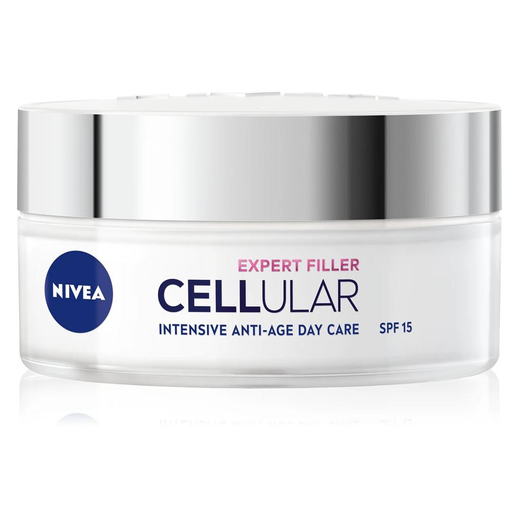 Nivea Hyaluron Cellular Filler + Ujędrnienie SPF15 przeciwzmarszczkowy krem na dzień 50ml (50 ml, Tagescreme, SPF 15) (82384)