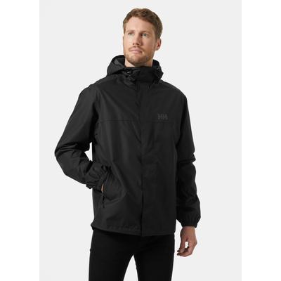 Regenjacke HELLY HANSEN "VANCOUVER RAIN JACKET", Herren, Gr. M, schwarz, Obermaterial: 100% Polyester. Futter: 100% Polyester, normal, Jacken Regenjacke, wasserdichte und atmungsaktive HELLY TECH Protection-Technologie