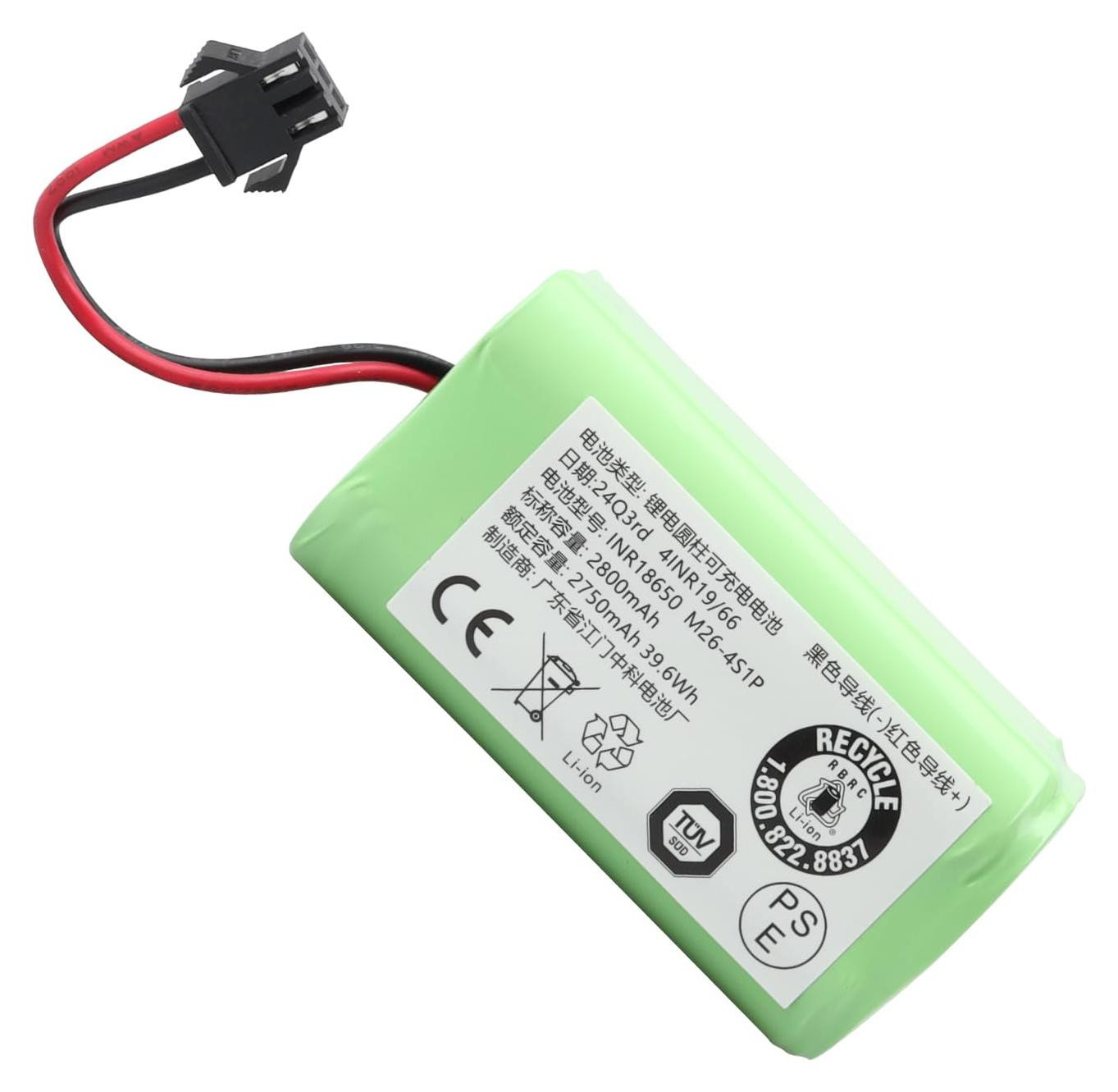 Dripio Vervangaccu 14,4V/3500mAh voor RoboVac en Deebot