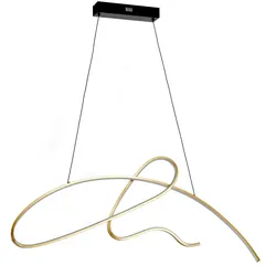 LED-Hängeleuchte Sign Goldfarben max. 42 Watt