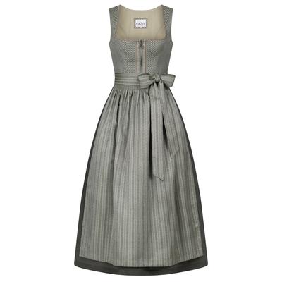 Dirndl NÜBLER "Dirndl lang Gerda", Damen, Gr. 50, EURO, grün, Obermaterial: 100% Polyester PES., Kleider