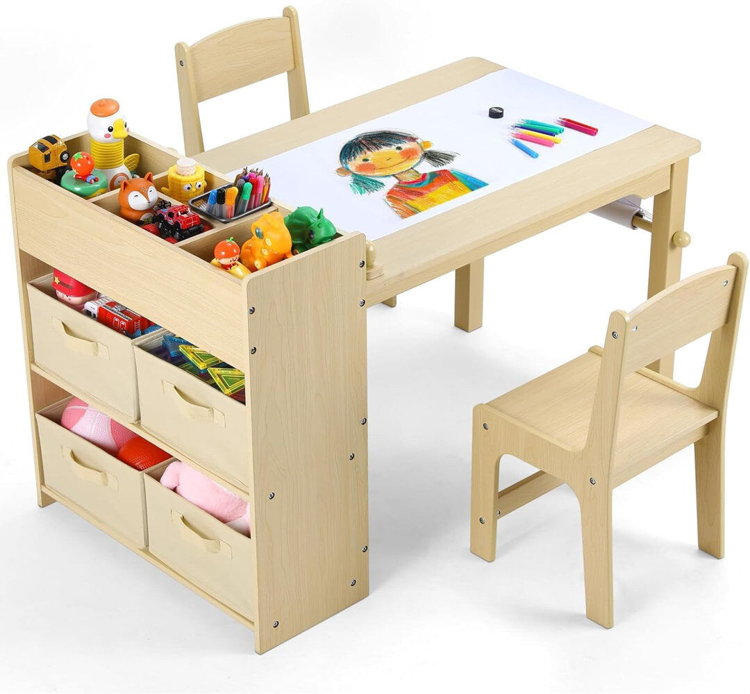 Norden Home Kids and Chair Set Yellow