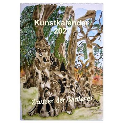 Kunstkalender 2027 - Zauber der Malerei (Wandkalender 2027 DIN A2 hoch), CALVENDO Monatskalender