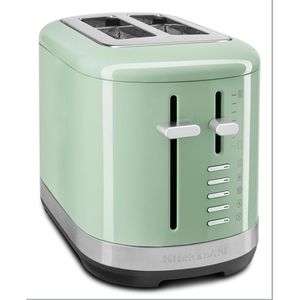 KitchenAid Toaster 5KMT2109EPT, 7 Röststufen & Auftaufunktion, pistazie, 980 Watt, Metall, für 2 Scheiben