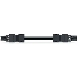 Wago 771-8992/006-801 konfektionierte Verbindungsleitung,Eca,Buchse Stecker,schwarz 7718992006801