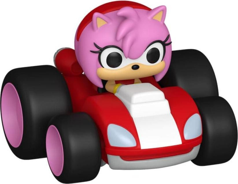 Funko Sonic the Hedgehog Super Racers Amy Rose metalen figuur, 5 cm