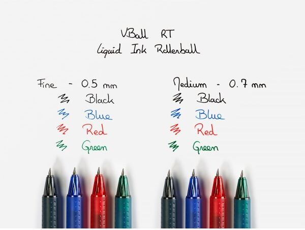 Pilot V Ball 07 Rt Rollerpen   Sort