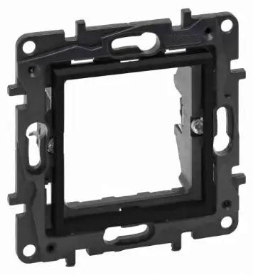 Legrand NILOE Zwarte moduleadapter M45