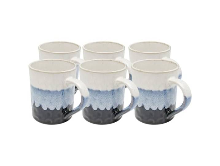Kare Design Brezza mokken blauw set van 6