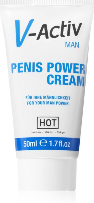 HOT V-Activ Man Penis Power Cream crème favorisant l’érection 50 ml
