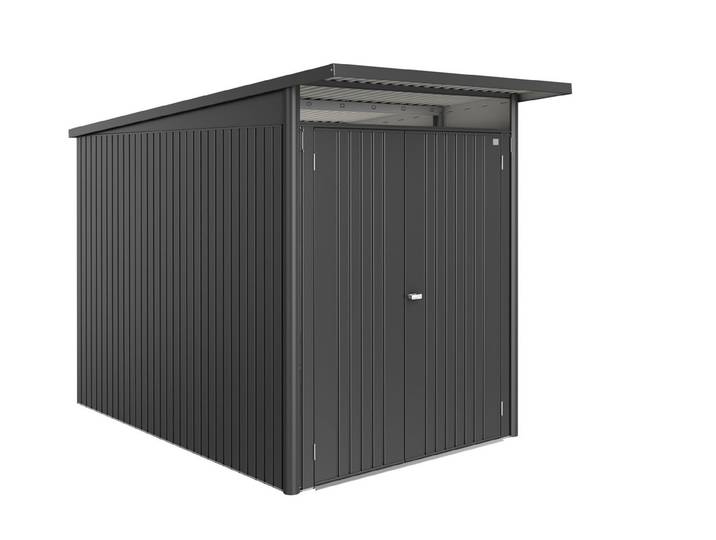 Biohort Gartenhaus AvantGarde ECO A3 Doppeltüre Dunkelgrau