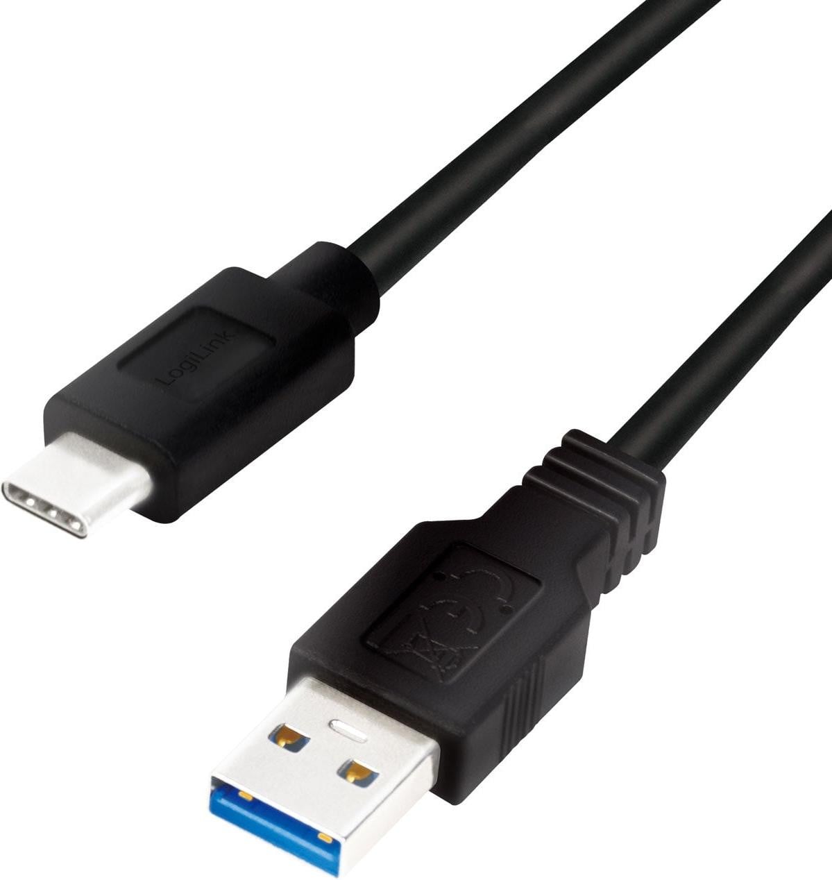 LogiLink CU0167 USB 3.2 kabel USB-A naar USB-C, 0,5 meter