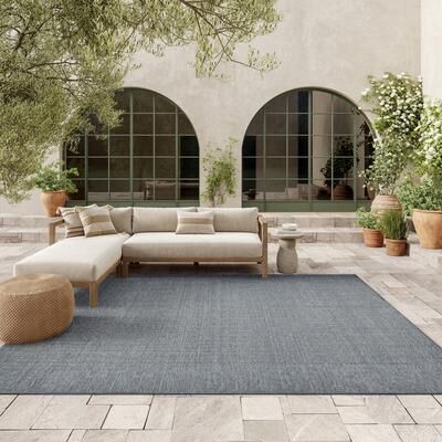 Nourison Tulum Indoor/Outdoor Striped Area Rug