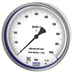 WIKA Rohrfedermanometer 9579260 332.50 Anschluss (Manometer): Unterseite 1 St.