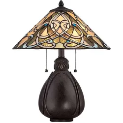 Quoizel, Tischlampe, India (E27)
