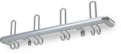 Wandgarderobe, Alu, 800 mm breit