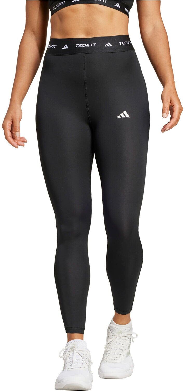 Adidas techfit pantalones y mallas largas fitness mujer Negro (S)