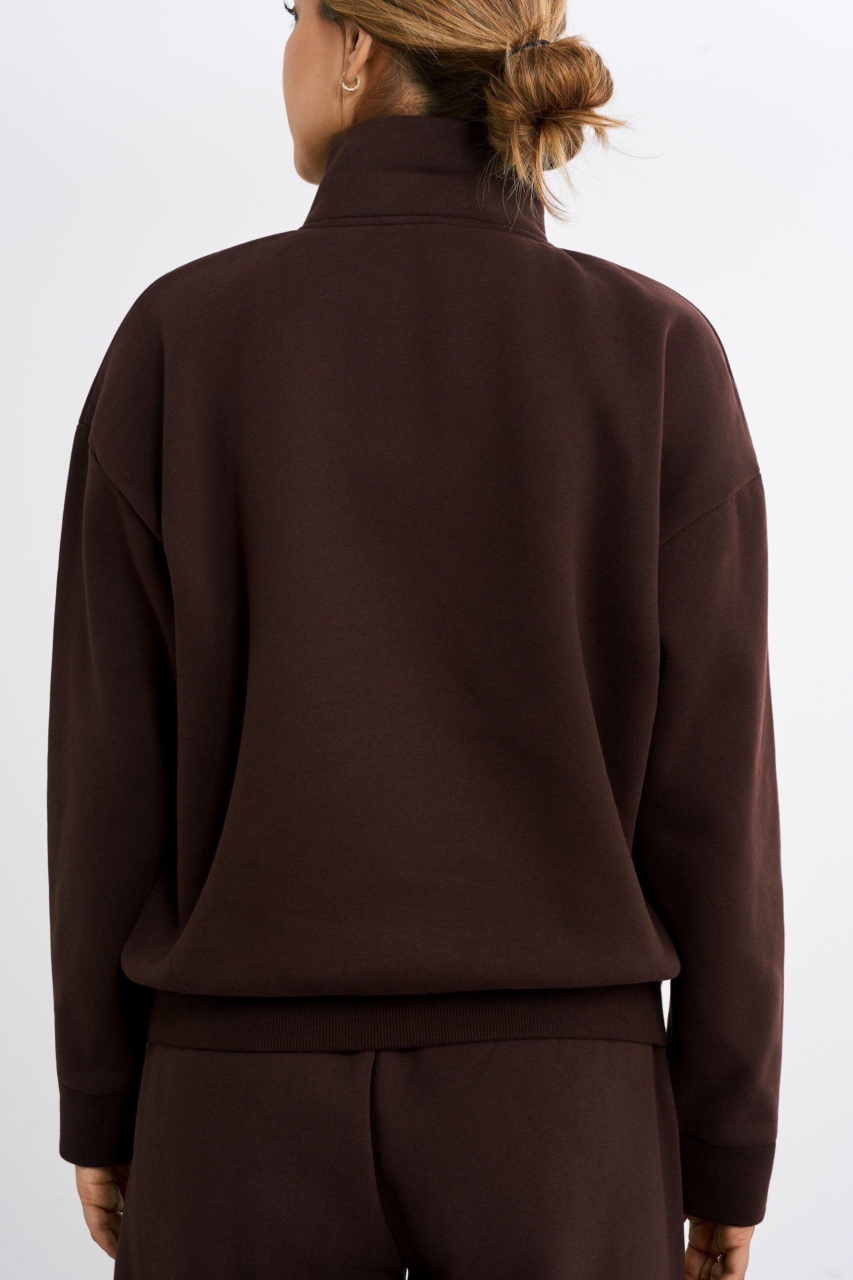 Famme Half Zip Sweater Grey XL