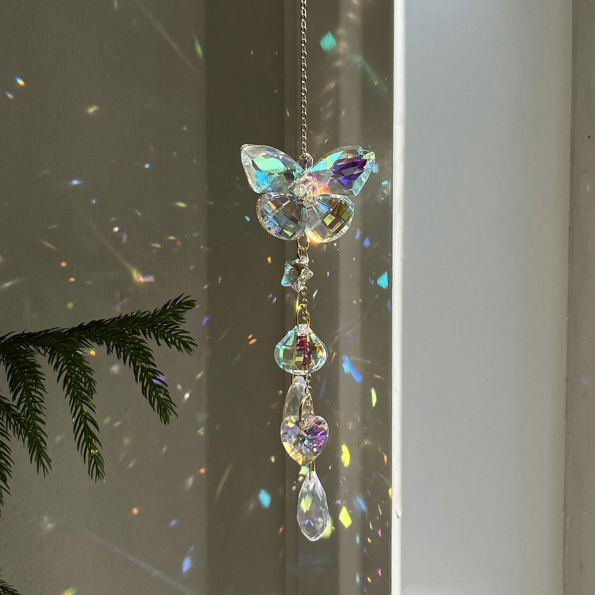 Omgoods Kristallen Raamdecoratie voor Regenbogen