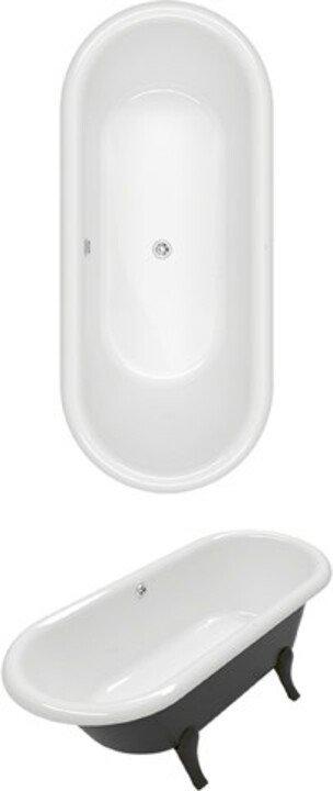 Villeroy & Boch BQ180HOM7WR7V01 Badewanne Hommage 1771x771x617mm