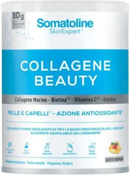 Somatoline SkinExpert Collagene Beauty Tropical 10g Integratore per Pelle e Capelli