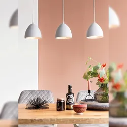 SalesFever Hängelampe | 3-flammig | Lampenschirm Beton | Aufhängung Metall | B 66 x T 15 x H 120 cm | grau